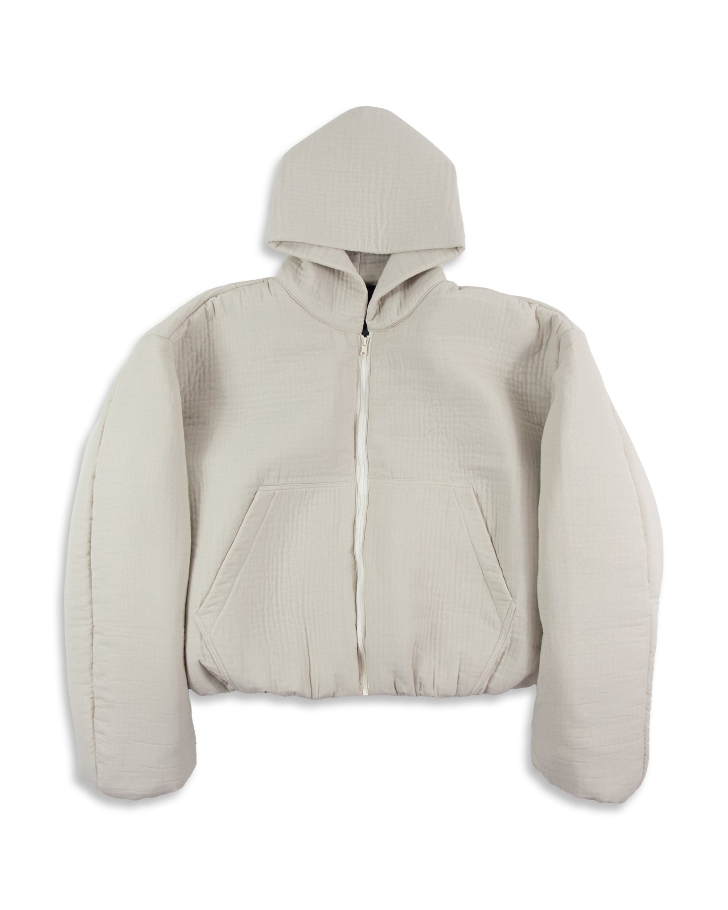 AIRLOCK PADDED HOODIE (BEIGE)