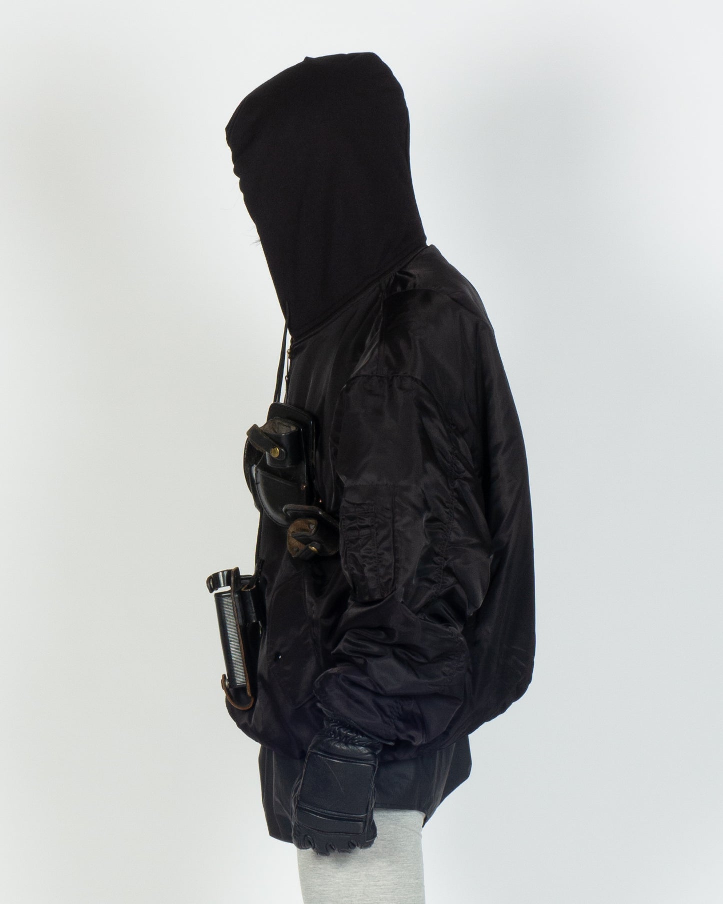 UTILITY BOMBER JACKET (BLACK)