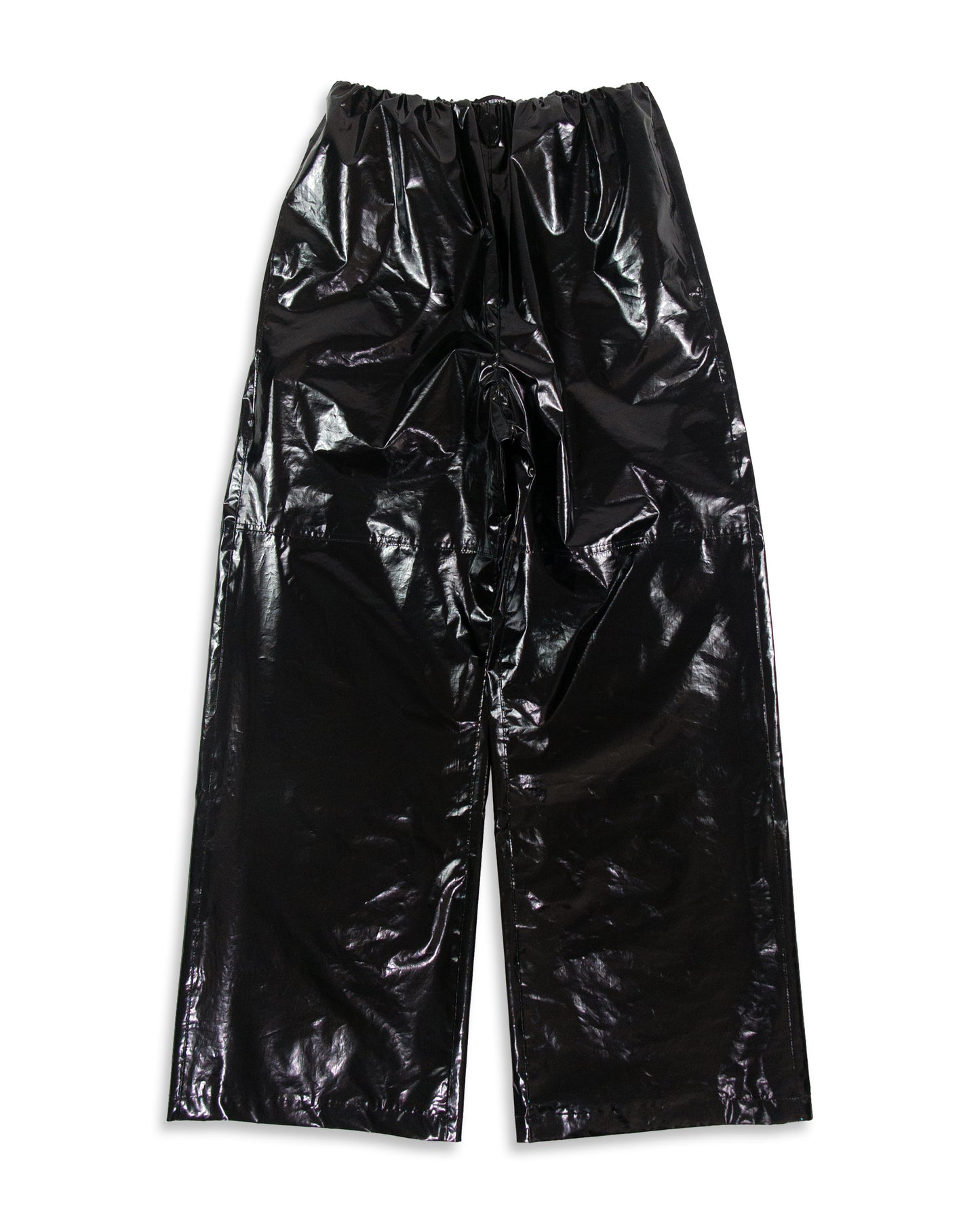 ELASTIC BAGGY TROUSERS (BLACK)