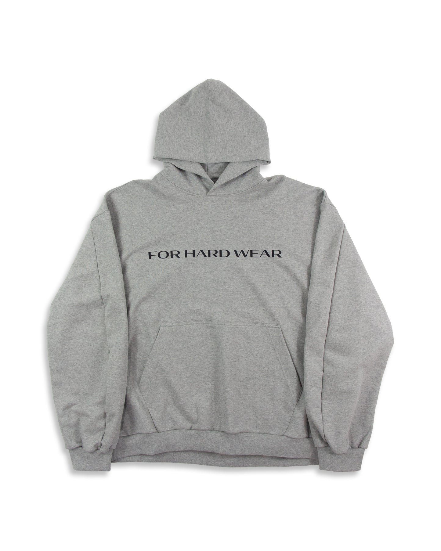 HARD WEAR HOODIE (MARL GREY)