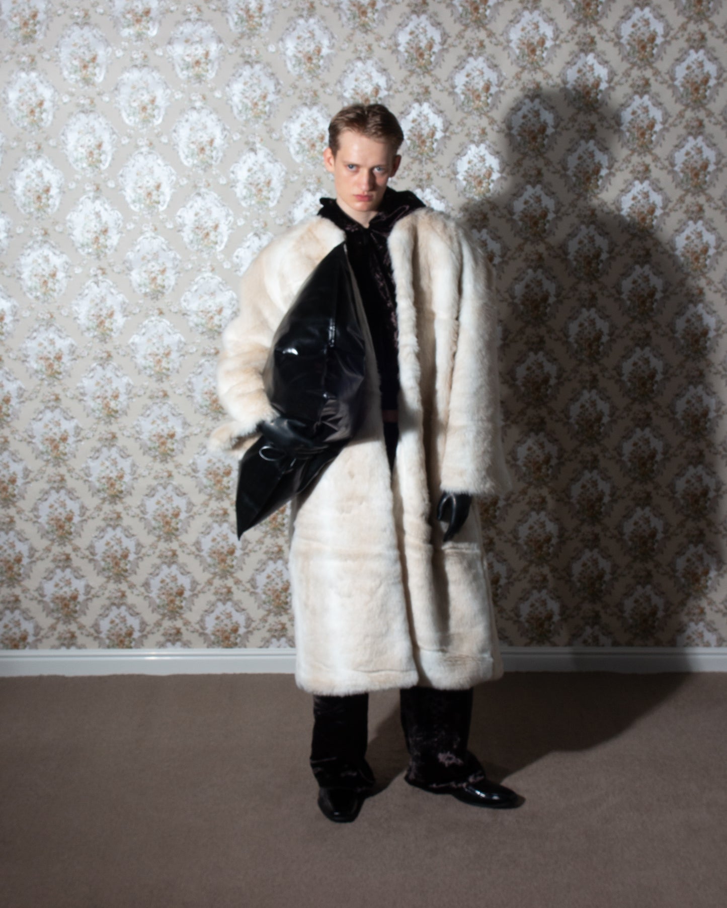 GOWN COAT (OFF-WHITE)