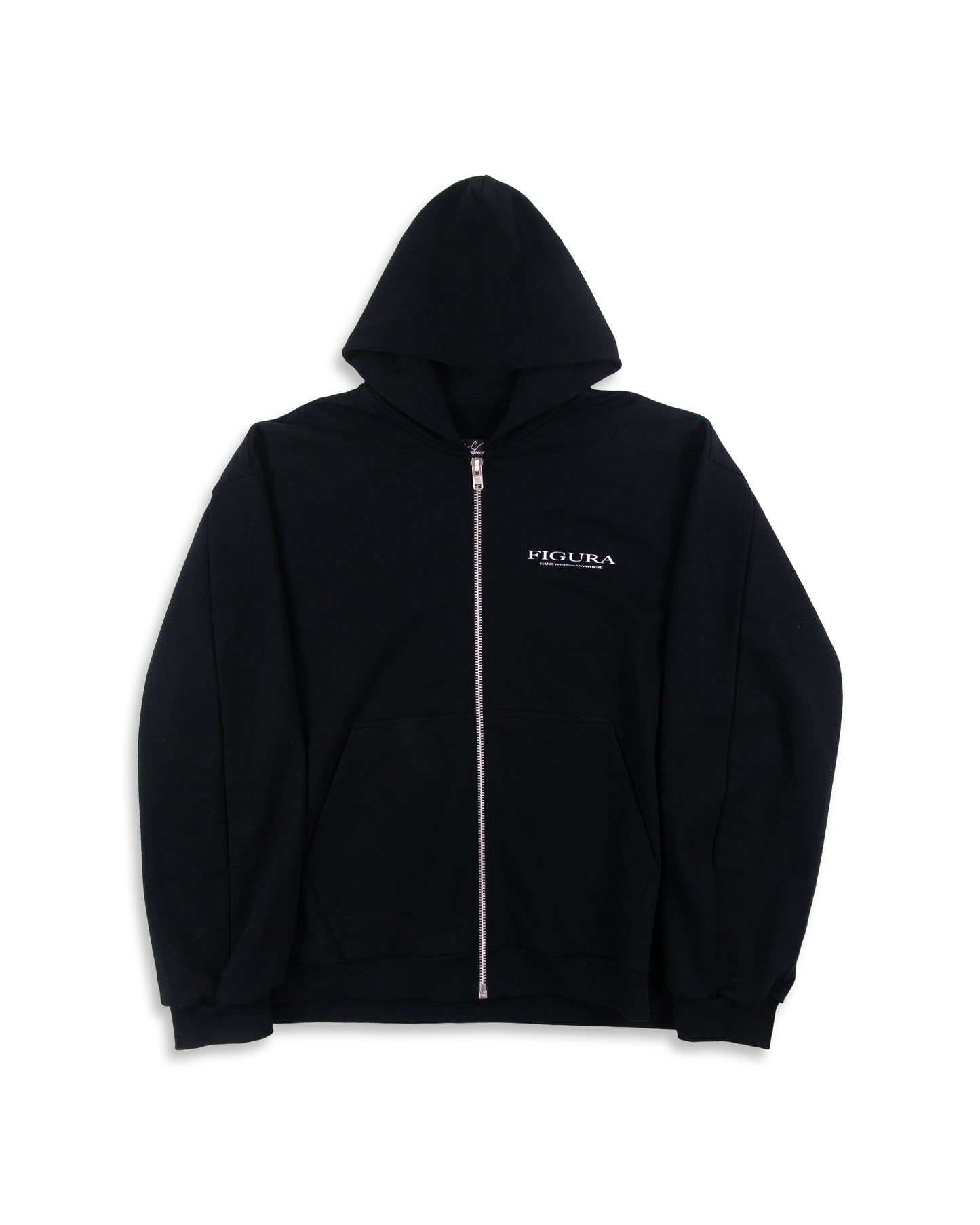 SERVICES ZIP-UP HOODIE (BLACK)