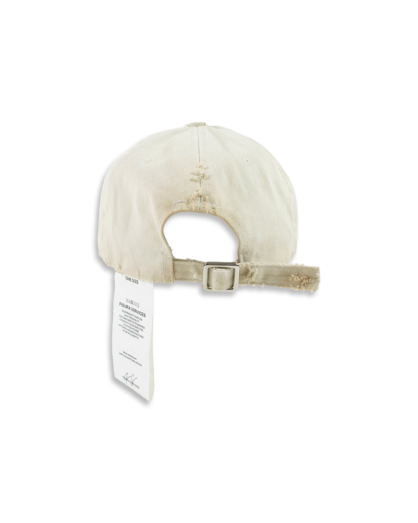 WORN OUT LABEL CAP IVORY