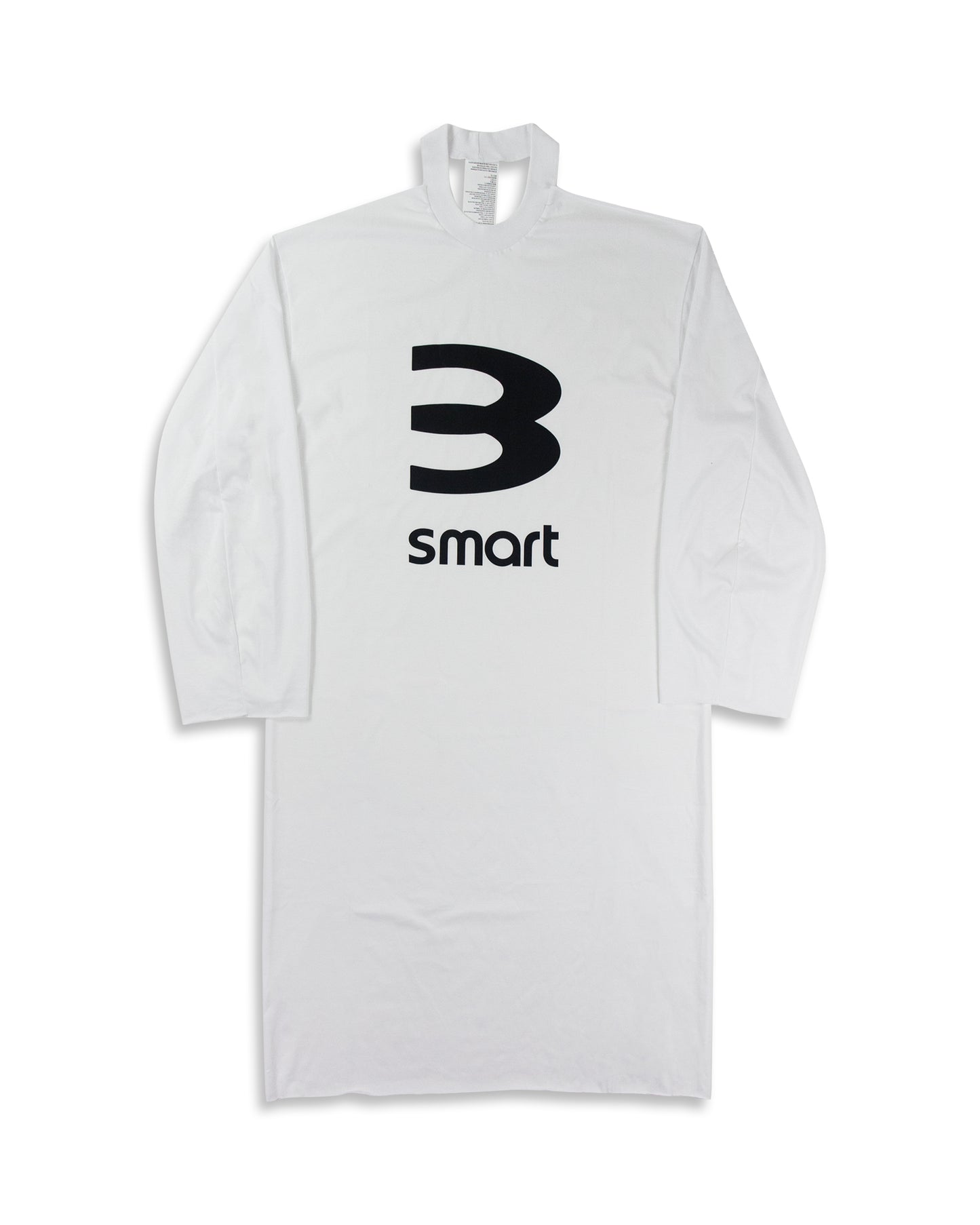 B SMART T-SHIRT DRESS (WHITE)