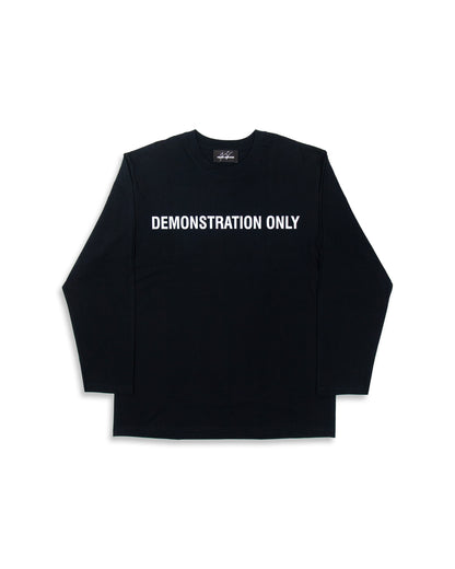 DEMO LONGSLEEVE T-SHIRT (BLACK)