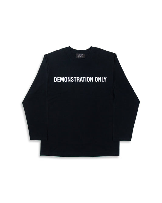 DEMO LONGSLEEVE T-SHIRT (BLACK)