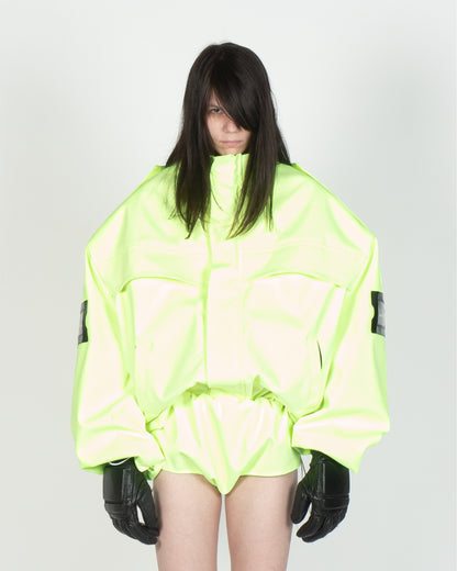 OFFICER JACKET (NEON GREEN)