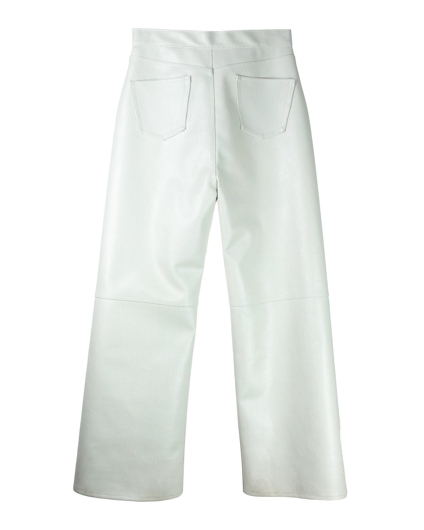 MID WAIST BAGGY TROUSERS (OFF WHITE)