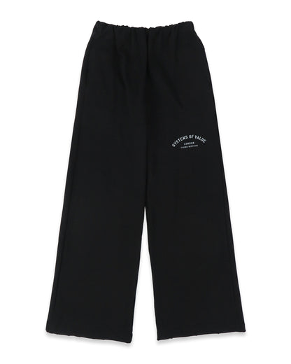 SYSTEMS SWEATPANTS (BLACK)