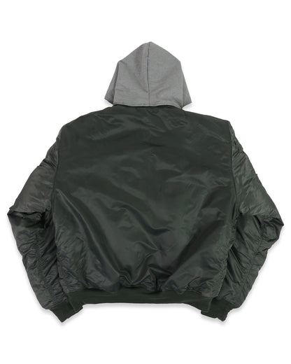 UTILITY BOMBER JACKET (ARMY GREEN)