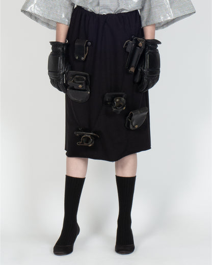 UTILITY SKIRT (BLACK)
