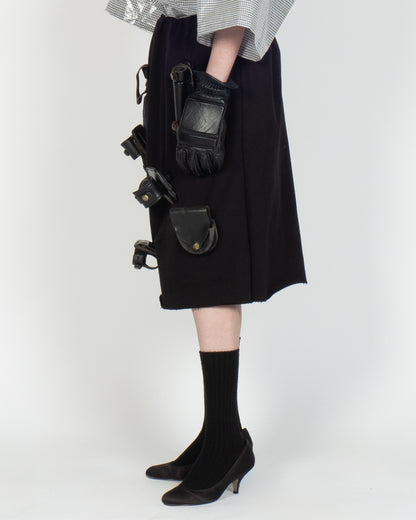 UTILITY SKIRT (BLACK)