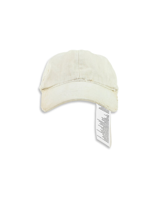 WORN OUT LABEL CAP IVORY